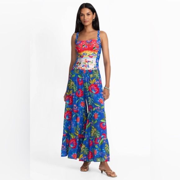 Johnny Was Pants - Johnny Was RUMBA TIERED PANT in size Large